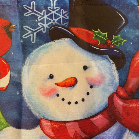 Christmas Snowman Flag - Picture 3 of 11